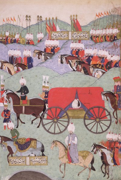 The Return of the Body of Sultan Suleyman (1521-1566) Copied for the King