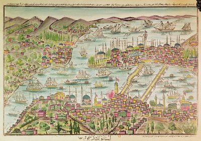 View of Constantinople by Turkish School
