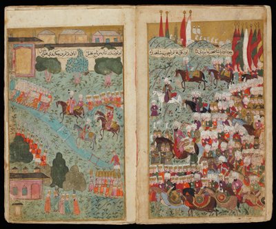 Mehmed III Arrives at the Head of the Victorious Army in Istanbul by Turkish master