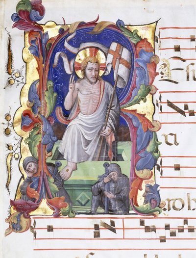 Very Large Historiated Letter 