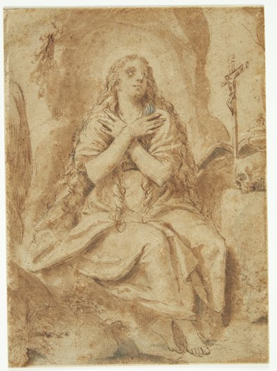 The Penitent Magdalene by Ubekendt