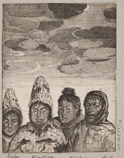 Four Inuit by Ubekendt