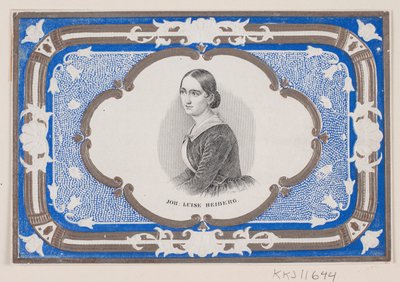 Johanne Luise Heiberg. Chocolate Wrapper by Ubekendt