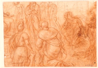 Kneeling Angel with the Crown of Thorns and Longinus’s Lance by Ubekendt