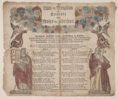 The Law and the Gospel or Conversation Between Moses and Christ by Ubekendt