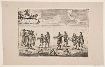 Procession for the Inauguration of Kiel University. Plate 10 by Ubekendt