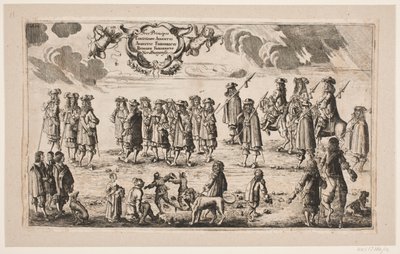 Procession for the Inauguration of Kiel University, Plate 12 by Ubekendt