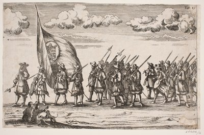 Procession on the Occasion of the Inauguration of Kiel University. Plate 19 by Ubekendt