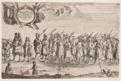 Procession for the Inauguration of Kiel University. Plate 1 by Ubekendt