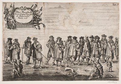 Procession for the Inauguration of Kiel University. Plate 7 by Ubekendt