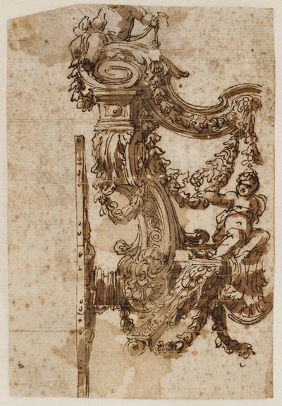 Sketch for the Decorations of a State Carriage by Ubekendt