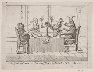 The Vision of a Commission in the Year 1798 by Ubekendt