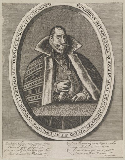 Frederic II, King of Denmark and Norway by Ubekendt 1600 tallet