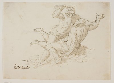 St Antony Abbot Attacked by a Demon by Ubekendt Ubekendt