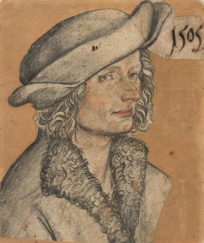Young Man in a Beret by Ubekendt augsburgsk 1505