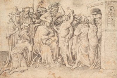 The Mocking of Christ by Ubekendt tysk 1420