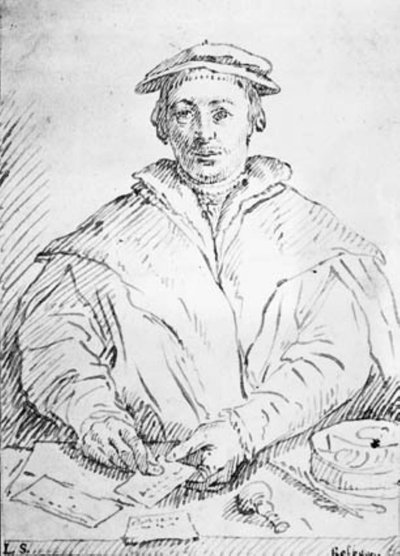 Portrait of the Merchant Deryck Tybis by Ubekendt tysk slutningen af 1600 tallet eller begyndelsen af 1700 tallet