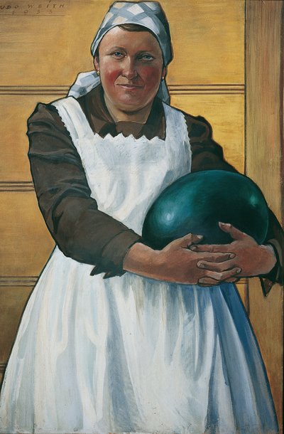 Woman with Melon by Udo Weith