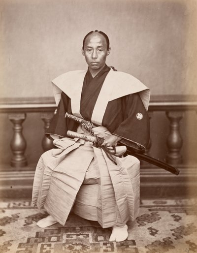 Samurai (Harada Kiichi), Nagasaki, Japan by Ueno Hikoma