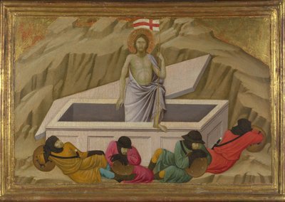 The Resurrection From the Basilica of Santa Croce, Florence, c. 1324-1325 by Ugolino di Nerio