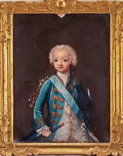 Portrait of Crown Prince Gustav III of Sweden by Ulrika Fredrika Pasch