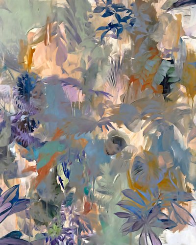 Abstract Botanical Dreams by Uma Gokhale