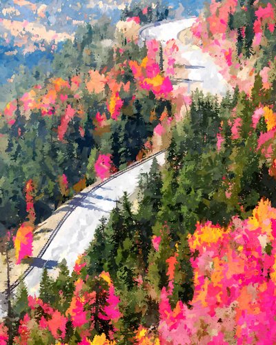 Vibrant Autumn Journey by Uma Gokhale