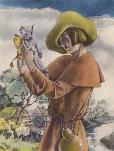 Brunelleschi Illustration for Contes et Nouvelles de La Fontaine by Umberto (after) Brunelleschi