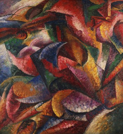 Dynamism of human body by Umberto Boccioni