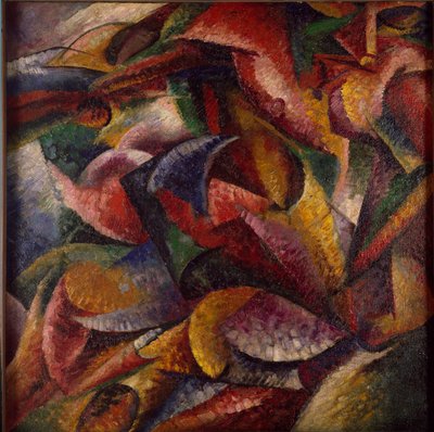 Dynamism of a Human Body by Umberto Boccioni