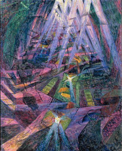 Forze di una Strada by Umberto Boccioni