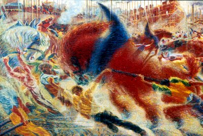 The City Awakes, 1910 by Umberto Boccioni