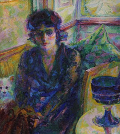 Portrait of Signora Cragnolini Fanna by Umberto Boccioni