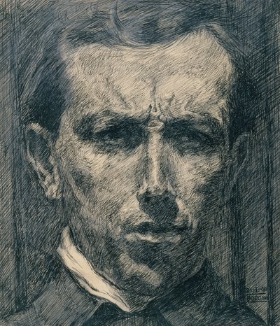 Self-Portrait by Umberto Boccioni