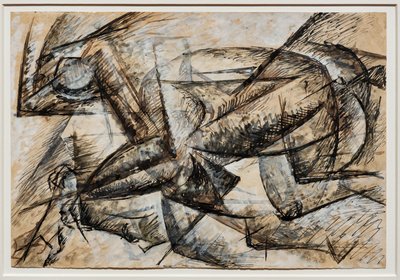 Studies for Dynamism of a Cyclist by Umberto Boccioni