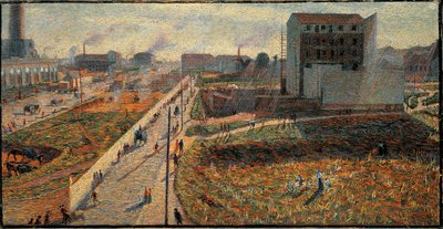 The Factories of Porta Romana in Milan by Umberto Boccioni