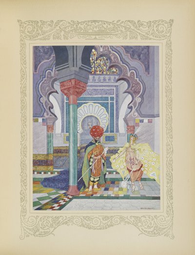 The fairy prince gave three enchanted cattails, illustration from 