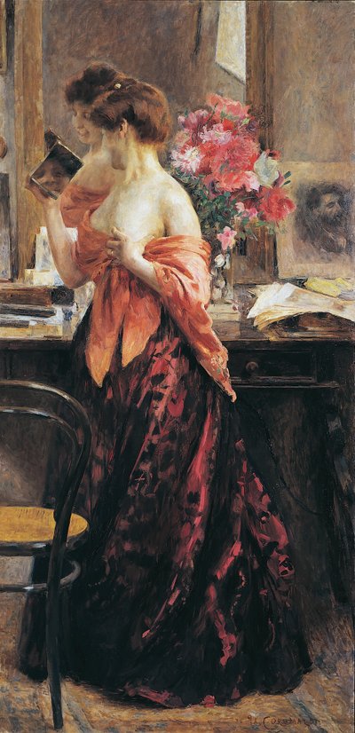 The Mirror and the Woman by Umberto Coromaldi