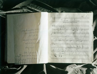 The First Page of "Andrea Chenier" by Umberto Menotti Maria Giordano by Umberto Giordano