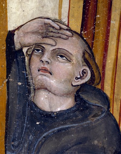 A Monk Watching the Sky (Detail) by Umbrian School