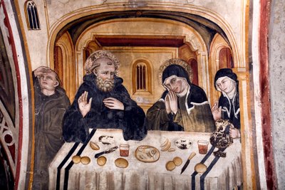 Last Conversation between St. Benedict and St. Scholastica by Umbrian School