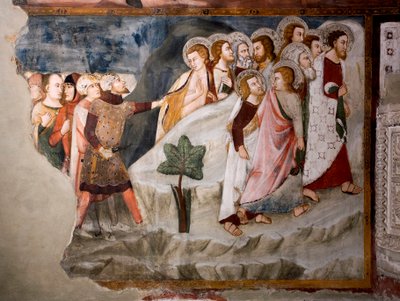 The flight from the apostles (detail) by Umbrian School