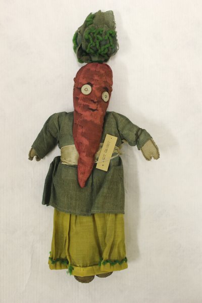 Lady Carrot Rag Doll by Una Maw