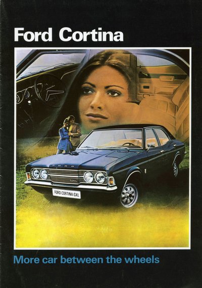 1972 Ford Cortina Mk3 sales brochure cover by Unbekannt