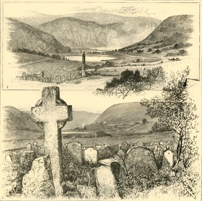 The Valley of Glendalough. In Glendalough. by Unbekannt