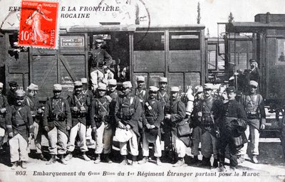 1st regiment French Foreign Legion, Morocco, 1911 by Unbekannt