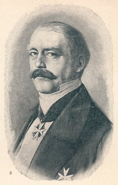 Otto Van Bismarck At Four Stages Of His Career by Unbekannt