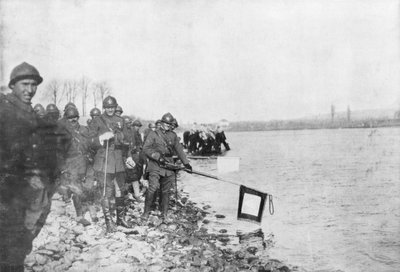 2nd Moroccan Division Bathes Its Flags in the Rhine, Huningue, Alsace, France, 21 November 1918 by Unbekannt