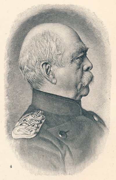 Otto Van Bismarck at Four Stages of His Career by Unbekannt