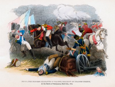 5th Regiment of Dragoon Guards, The Battle of Salamanca, 22nd July 1812 by Unbekannt